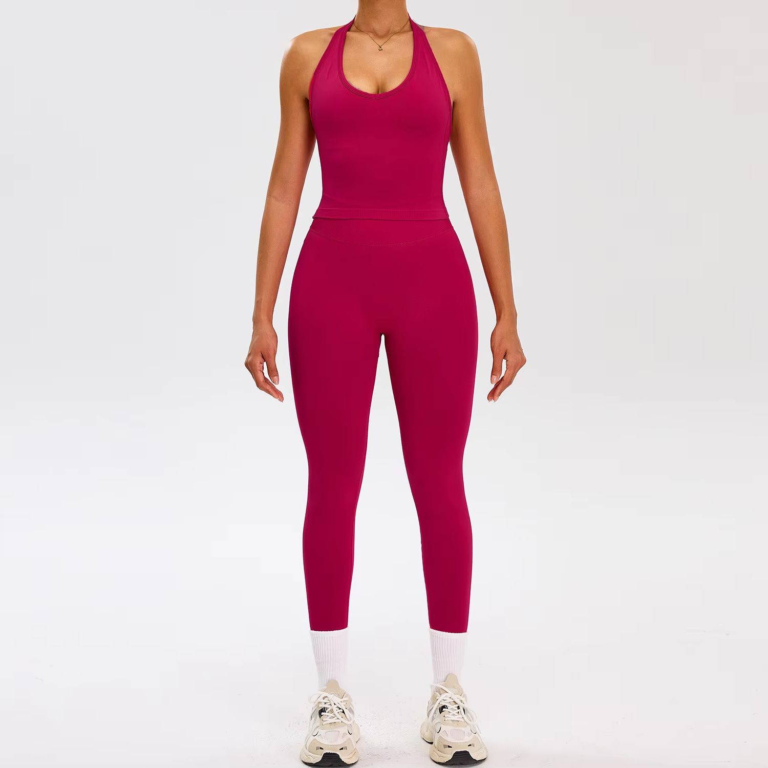 Winter Yoga Clothing - 2 Pieces Women's Tracksuit Seamless Yoga