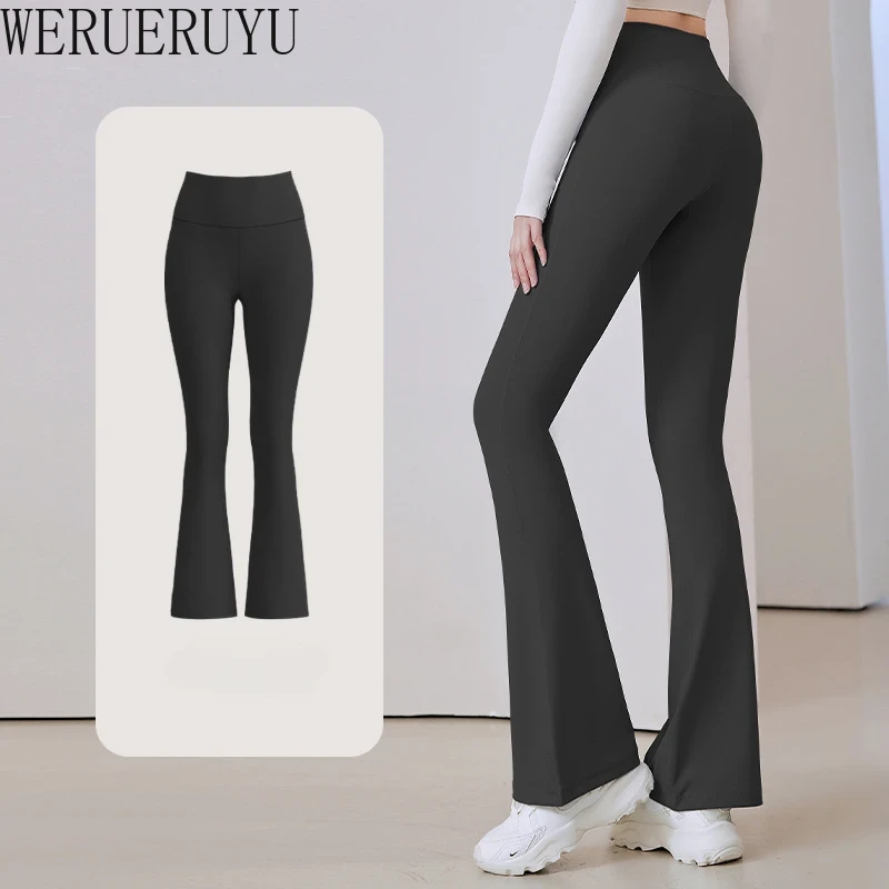 Winter Yoga Clothing - Elegant Yoga Flared Pants Womens Sexy