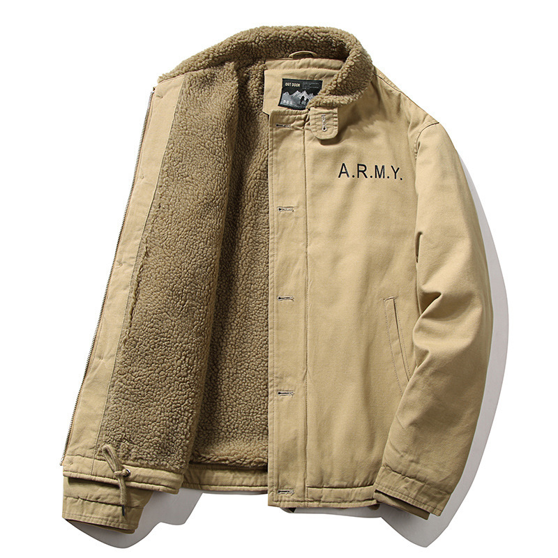 Quality Winter Clothing Bomber Jacket - Men Fleece Winter Jackets Warm Coats