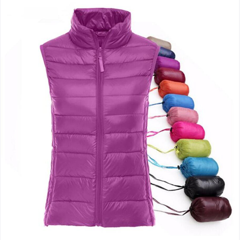 Down Vest Ultralight - Mùa Xuân, Mùa Thu Nữ 90%