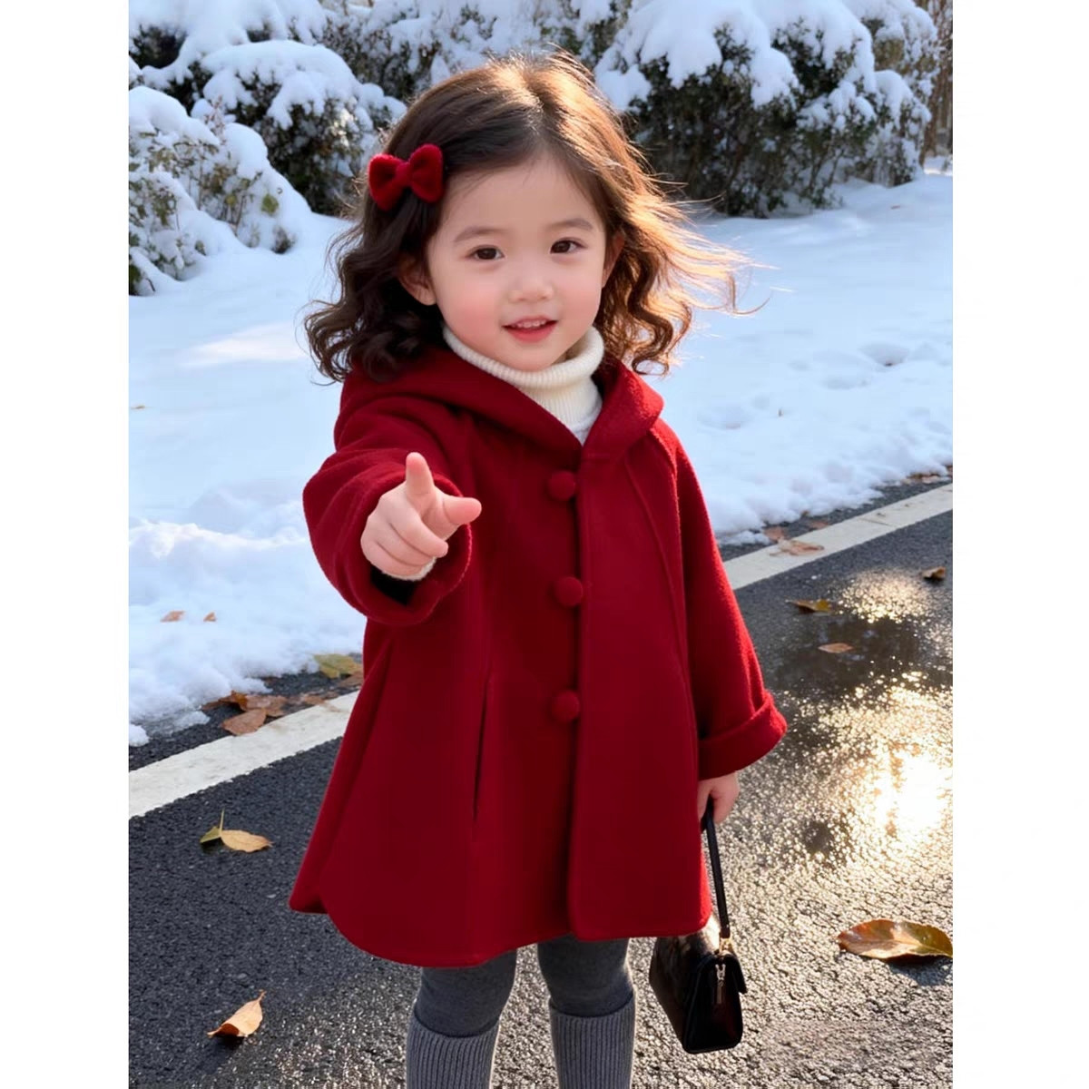 Girls Wool Coat Autumn Winter  - đánh giá và giá Winter Clothing For Babies