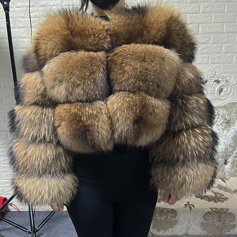Plus Size Tops Brown Fur Maoma - đánh giá và giá Winter Clothing Essentials