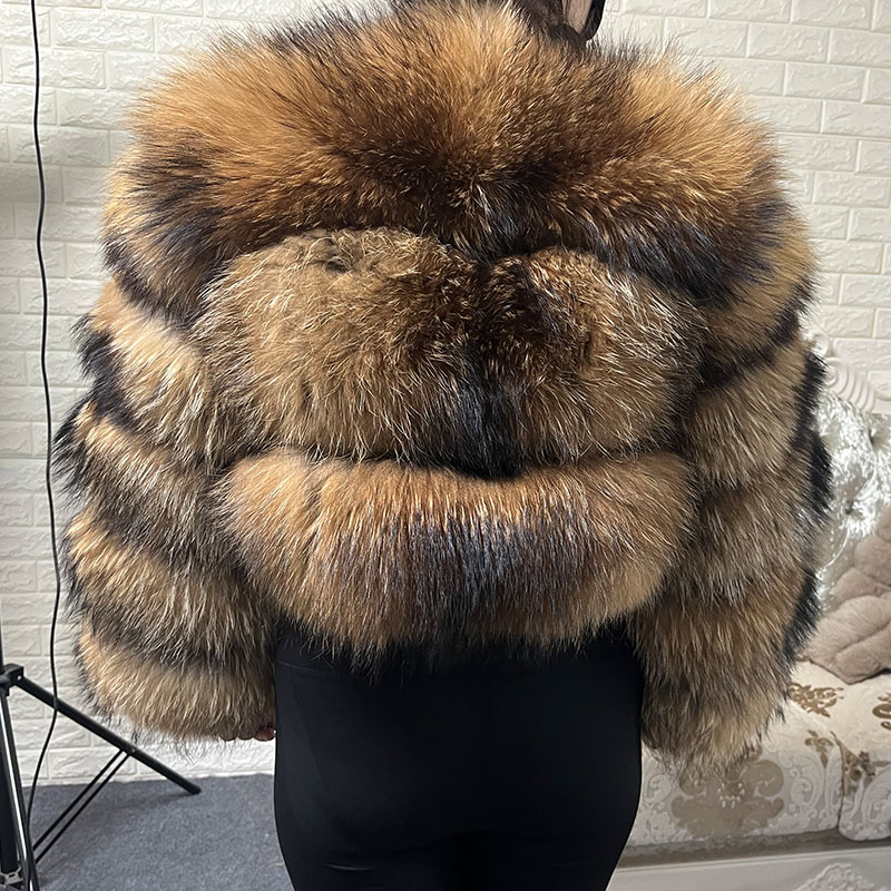 Plus Size Tops Brown Fur Maoma - đánh giá và giá Winter Clothing Essentials