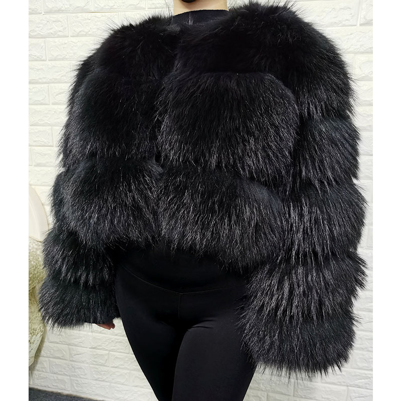 Plus Size Tops Brown Fur Maoma - đánh giá và giá Winter Clothing Essentials