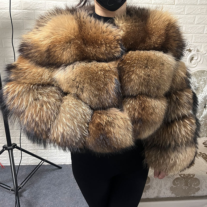 Plus Size Tops Brown Fur Maoma - đánh giá và giá Winter Clothing Essentials