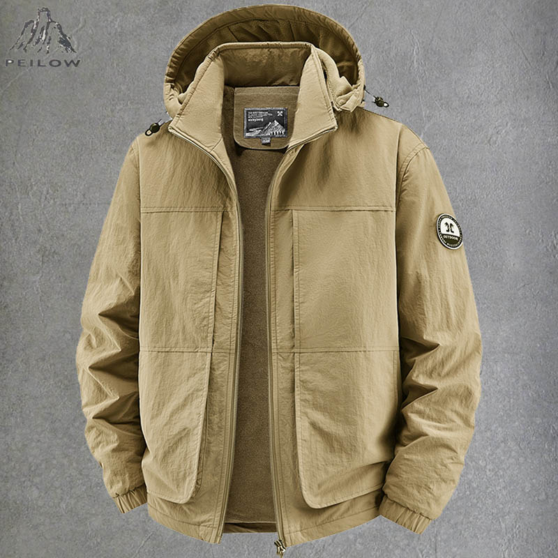 Plus Velvet Thick Warm Multi P - đánh giá và giá Quality Winter Clothing Bomber Jacket