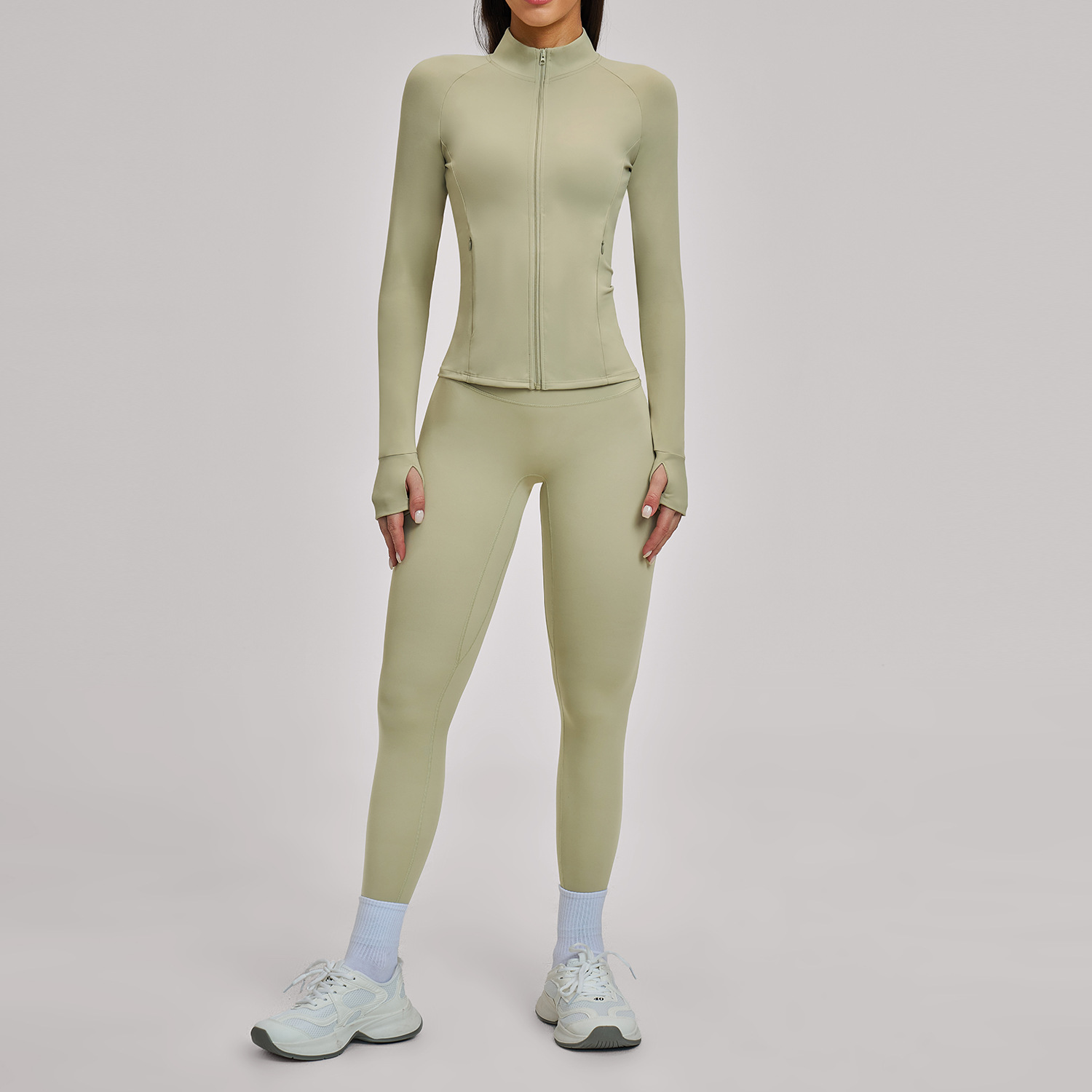 2PCS Yoga Set Sports Outfits W - đánh giá và giá Winter Yoga Clothing
