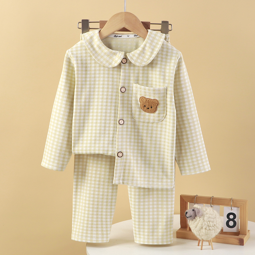 New Kids Autumn Casual Pajamas - đánh giá và giá Winter Clothing Baby Boy
