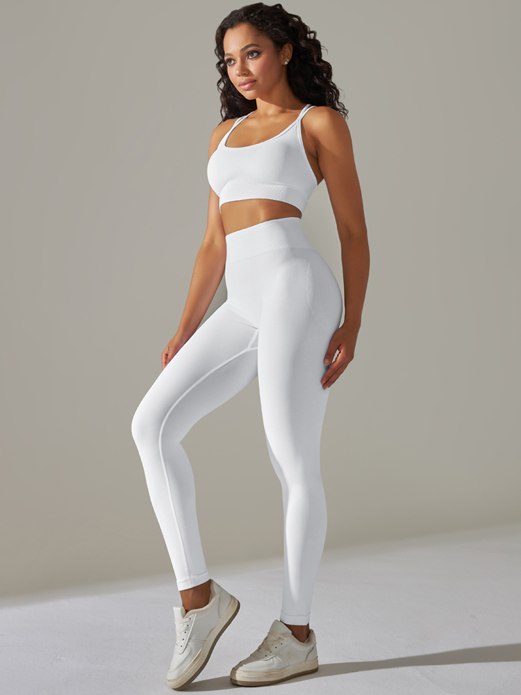 2 Pcs Women Yoga Set Sexy Seam - đánh giá và giá Winter Yoga Clothing