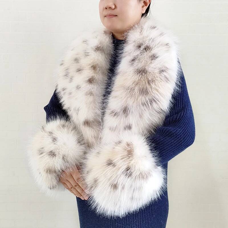 Large Women Faux Fox Fur Scarf - đánh giá và giá Winter Clothing Essentials