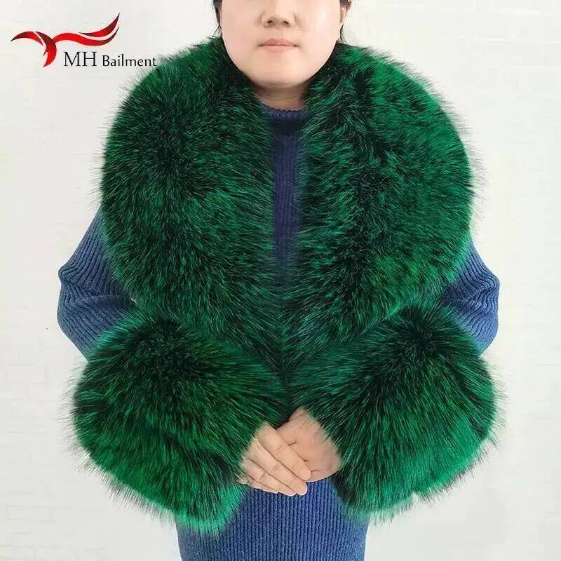 Large Women Faux Fox Fur Scarf - đánh giá và giá Winter Clothing Essentials