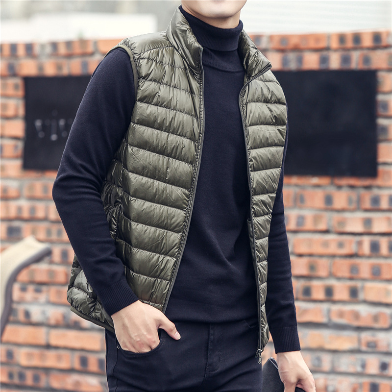Men's Sleeveless Puffer Jacket - đánh giá và giá Down Vest Ultralight