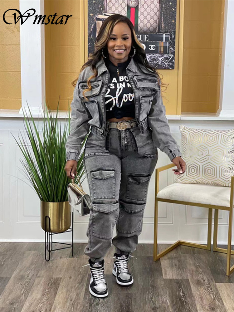Wmstar Denim Two Piece Set Wom - đánh giá và giá Winter Clothing Kit