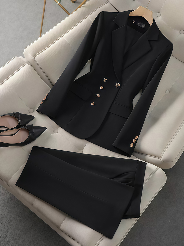 2Pcs Women's Temperament Set L - đánh giá và giá Winter Clothing Kit
