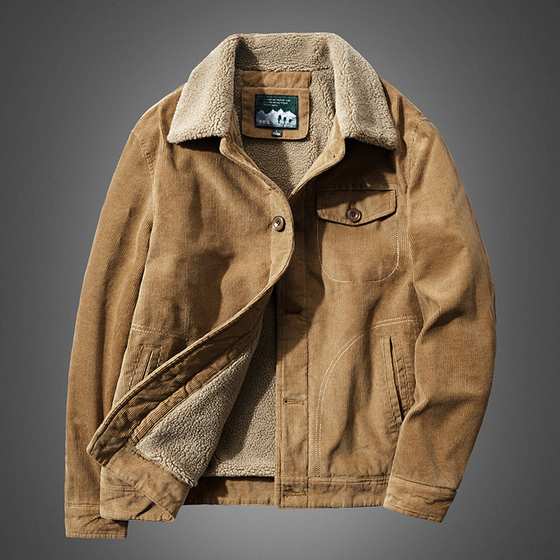 High Quality Warm Corduroy Wor - đánh giá và giá Quality Winter Clothing Bomber Jacket