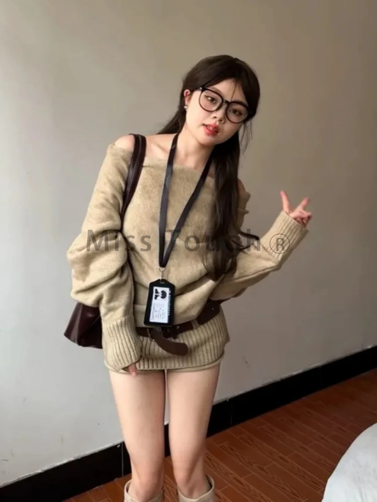 Autumn Winter Korean Knit Outf - đánh giá và giá Winter Clothing Kit