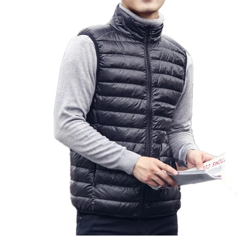 Autumn Winter Men Duck Down Ve - đánh giá và giá Down Vest Ultralight