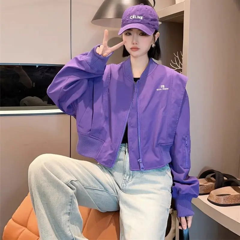 Women's Bomber Jackets Spring  - đánh giá và giá Quality Winter Clothing Bomber Jacket