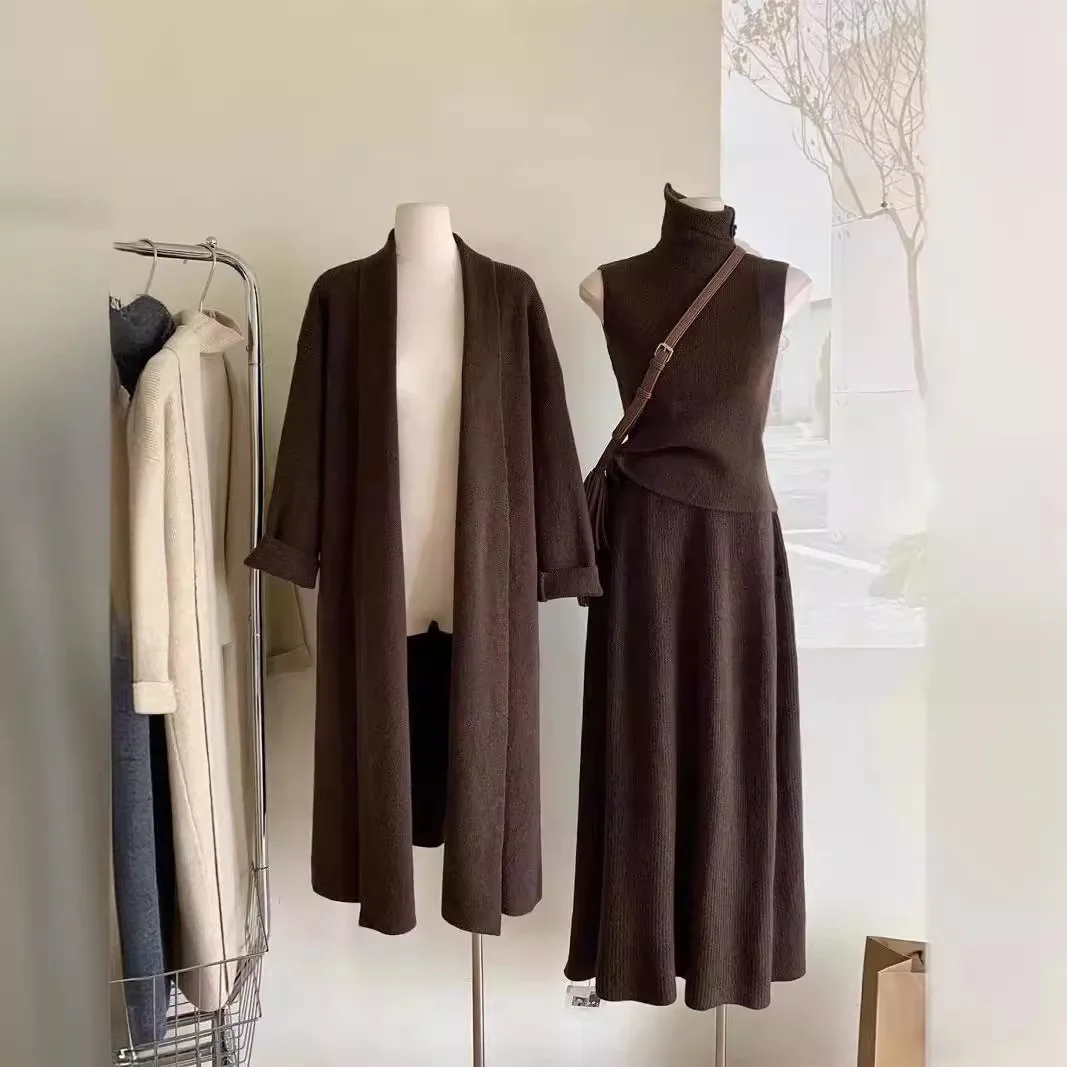Three Piece Sets Women Long Sw - đánh giá và giá Winter Clothing Kit