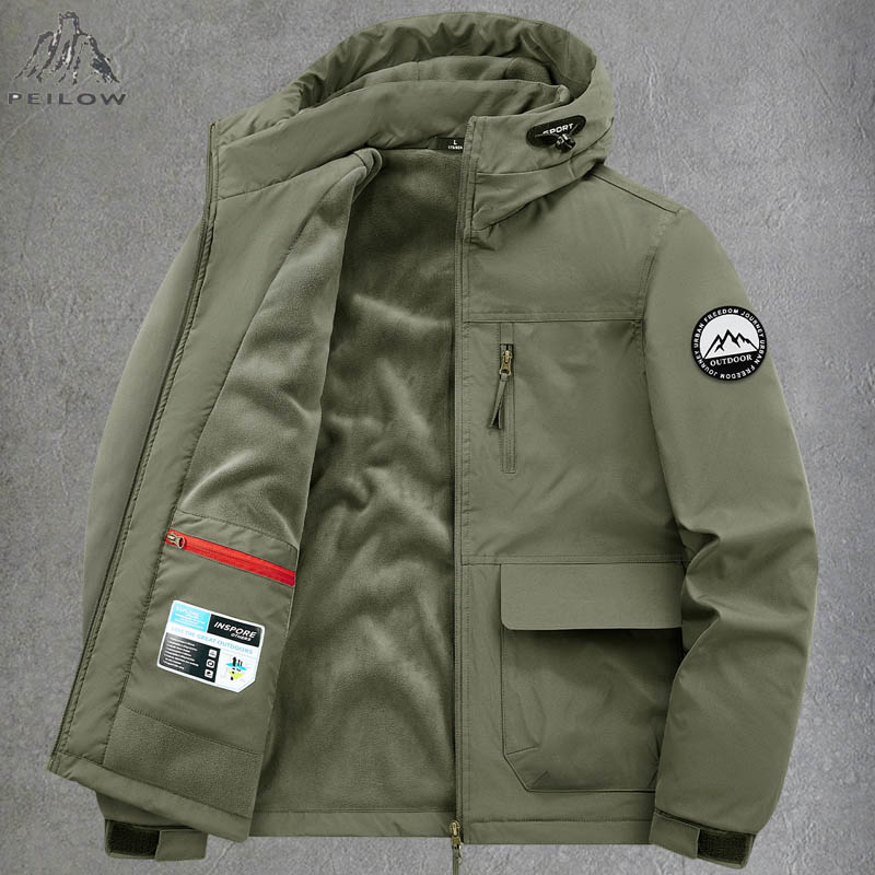 Thick Warm Multi Pocket Winter - đánh giá và giá Quality Winter Clothing Bomber Jacket
