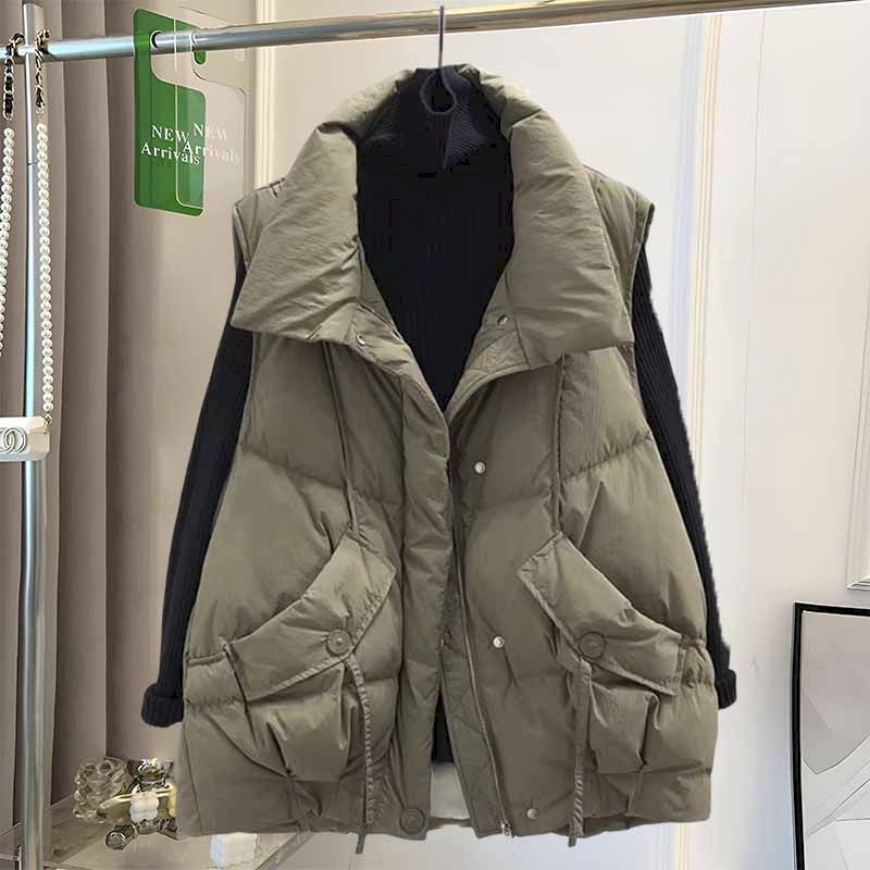 Thời Trang Hàn Quốc Trắng Vịt  - đánh giá và giá Down Vest Ultralight