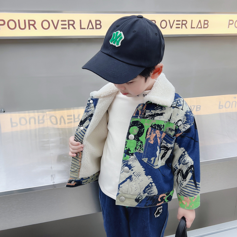 Kids Baby Warm Denim Jacket Pa - đánh giá và giá Winter Clothing Drawing For Kids