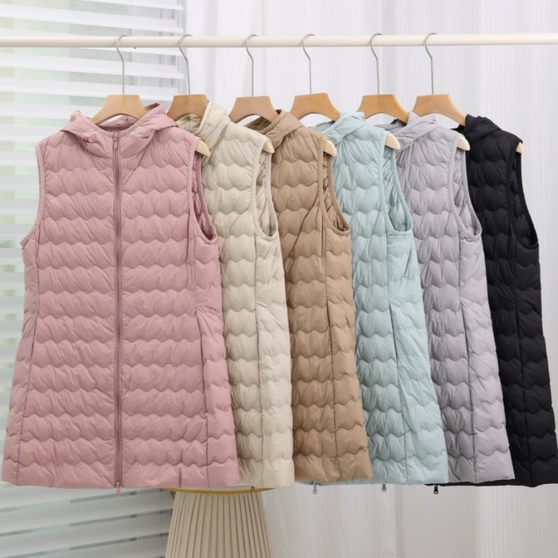 Autumn Winter Sleeveless Hoode - đánh giá và giá Down Vest Ultralight