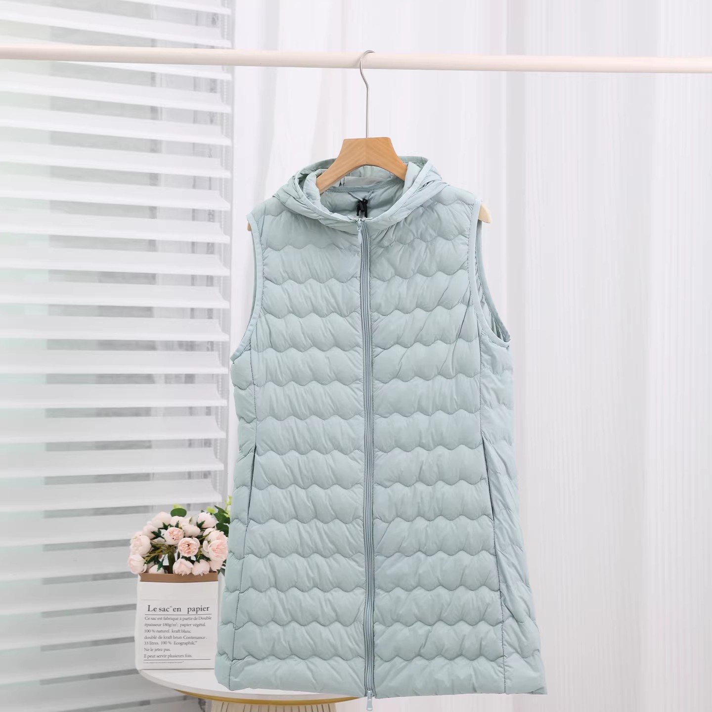 Autumn Winter Sleeveless Hoode - đánh giá và giá Down Vest Ultralight