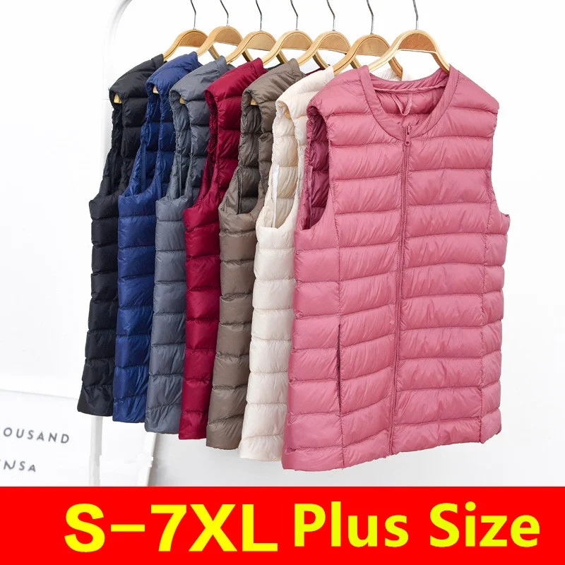 Oversized 5XL 6XL 7XL Female O - đánh giá và giá Down Vest Ultralight